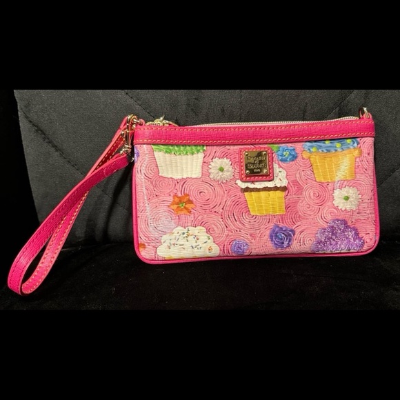 Dooney & Bourke Pink Cupcake Wristlet - Picture 2 of 6